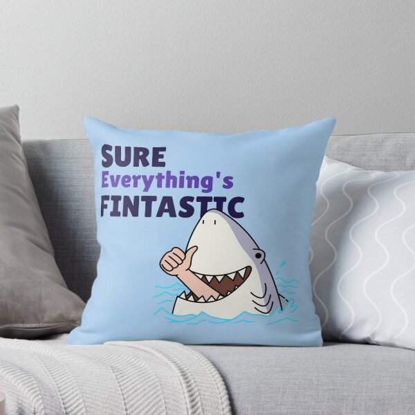 Item preview, FINTASTIC Optimism Sarcastic Shark Lover's designed and sold by ElLocoMus.