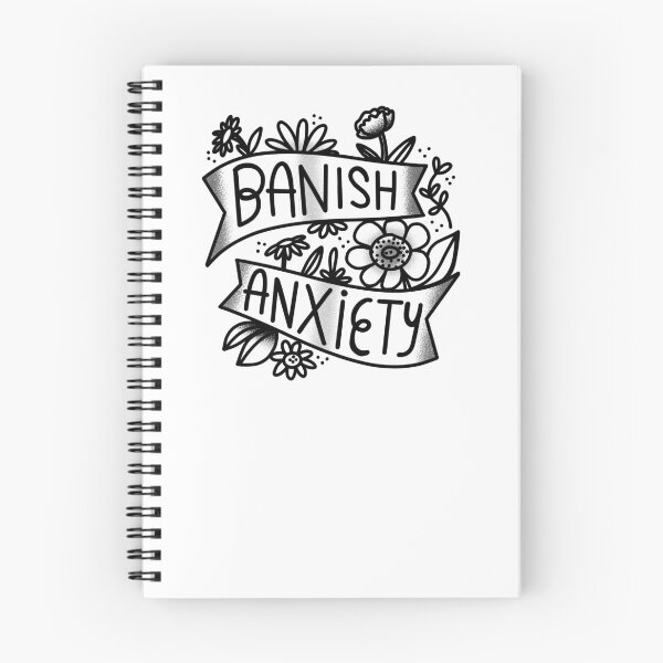 Item preview, Flash Tattoo Banish ANXIETY designed and sold by jazzydevil.