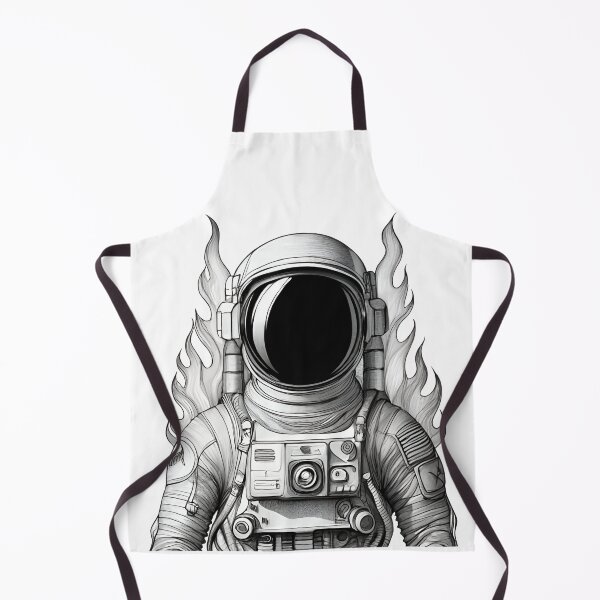 Item preview, Astronaut's Graphite Flames designed and sold by DistincTee.