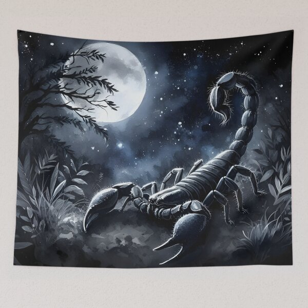Item preview, Black scorpion night  designed and sold by RubisLeaf.