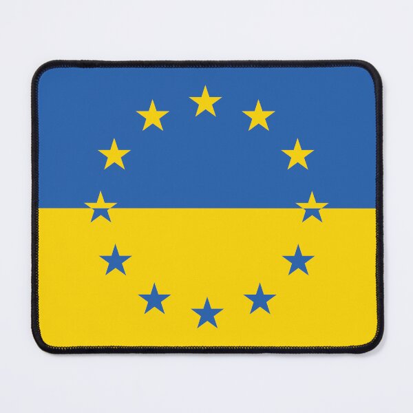 Item preview, Ukraine Ukrainian EU Europe European Flag designed and sold by FlagX.