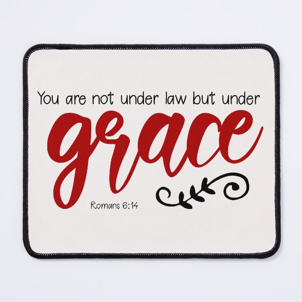 Item preview, You Are Not Under Law But Under Grace Faith Inspired T-Shirt designed and sold by ShutEyeShirts.