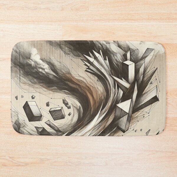 Item preview, Whirlwind of Geometric Abstraction designed and sold by PictorialWhimsy.