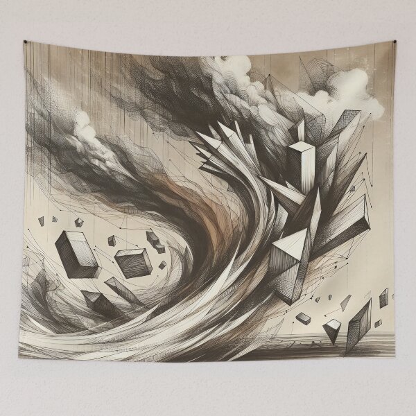 Item preview, Whirlwind of Geometric Abstraction designed and sold by PictorialWhimsy.