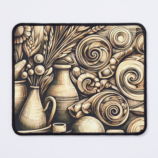 Item preview, Timeless Flora in Geometric Harmony designed and sold by PictorialWhimsy.