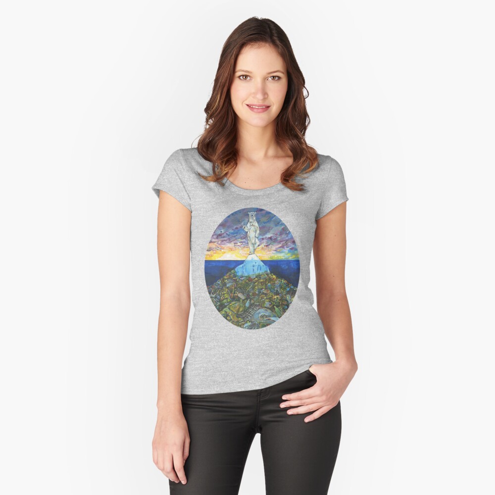 Item preview, Fitted Scoop T-Shirt designed and sold by gwennpaints.