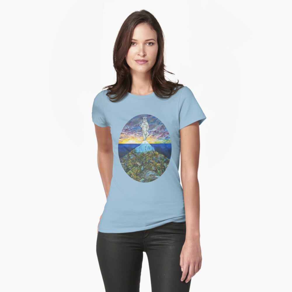 Item preview, Fitted T-Shirt designed and sold by gwennpaints.