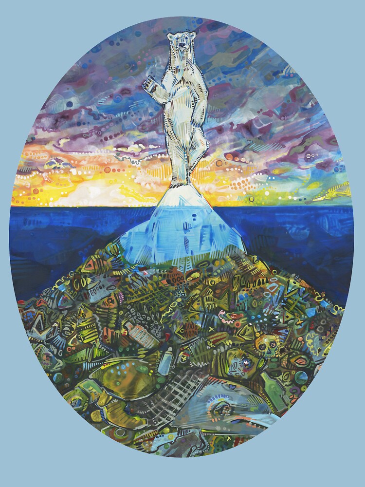 Tip of the Iceberg Painting - 2018 by gwennpaints