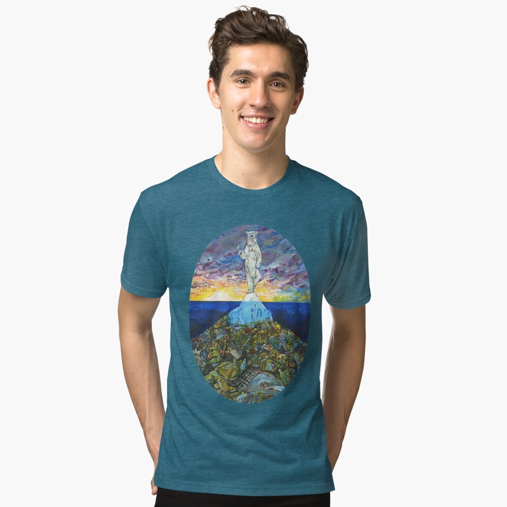 Item preview, Tri-blend T-Shirt designed and sold by gwennpaints.