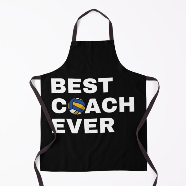 Item preview, Best Coach Ever Volleyball - White designed and sold by GymWearDepot.