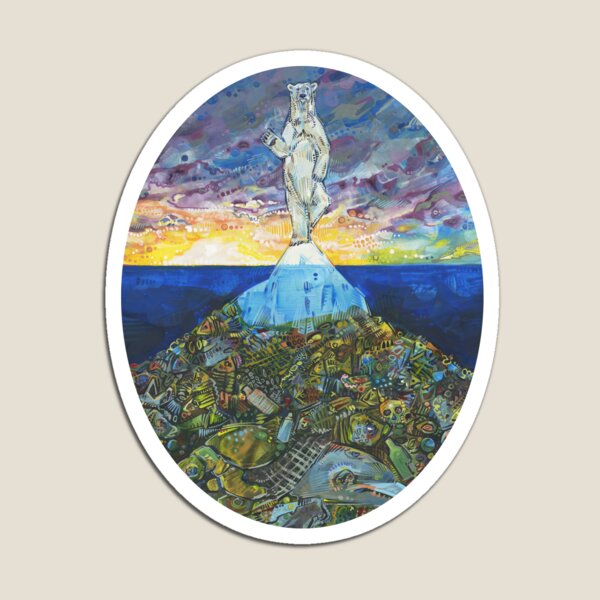 Tip of the Iceberg Painting - 2018 Magnet