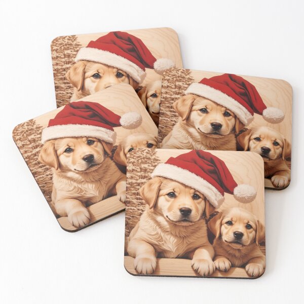 Item preview, Christmas with Labrador Retriever: The Heart of Wood (Pyro Pets Art - 183) designed and sold by pyropetsart.