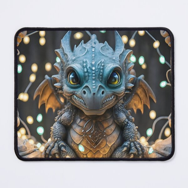 Item preview, Festive Fantasy Glow: Chibi Gargoyle Dragon Lights designed and sold by DragonRealms.