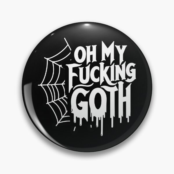 Item preview, Oh My Fu**ing Goth - Edgy Gothic Slogan - Bold Statement Spiderweb Design designed and sold by SRZT.