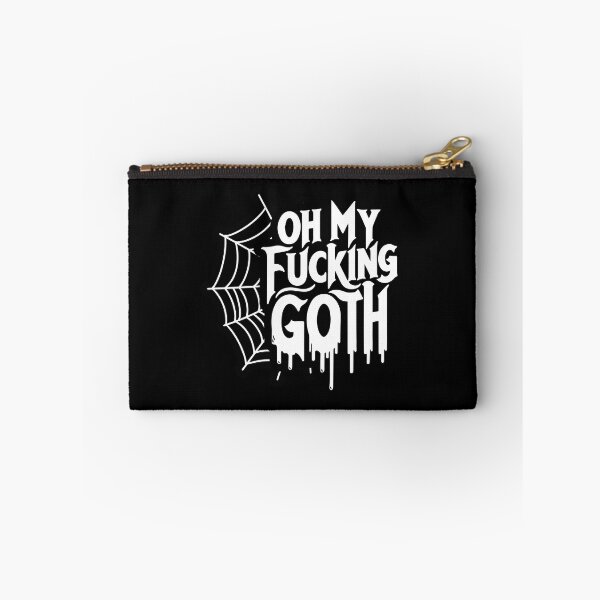 Item preview, Oh My Fu**ing Goth - Edgy Gothic Slogan - Bold Statement Spiderweb Design designed and sold by SRZT.