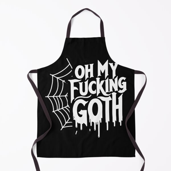Item preview, Oh My Fu**ing Goth - Edgy Gothic Slogan - Bold Statement Spiderweb Design designed and sold by SRZT.