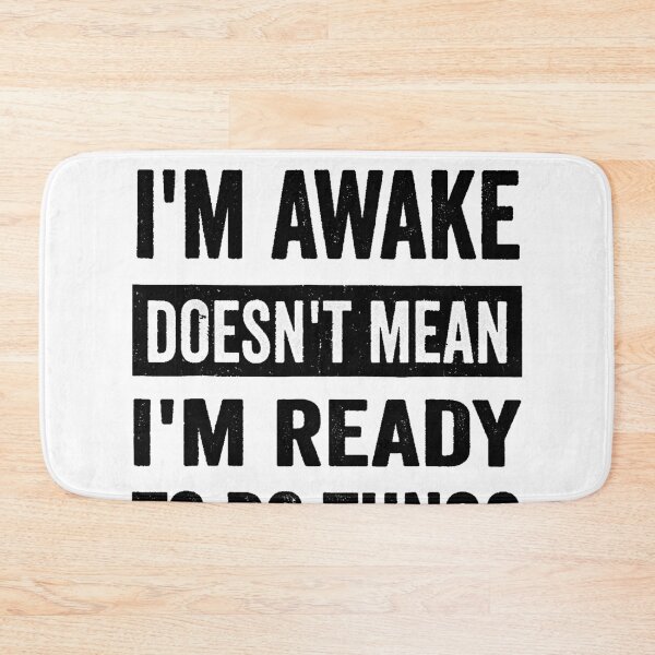 Item preview, Just Because I'm Awake Funny Tshirt for Tweens and Teens designed and sold by studiopekepeke.