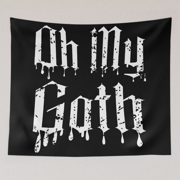 Item preview, Oh My Goth - Edgy Gothic Slogan - Bold Statement Design designed and sold by SRZT.