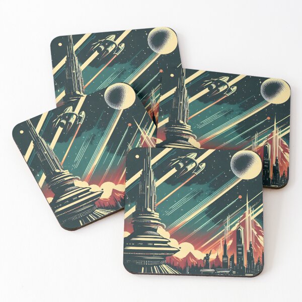 Item preview, Retro Sci Fi Poster designed and sold by Geboking.