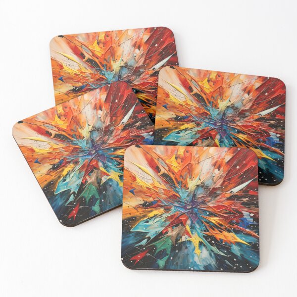 Item preview, Explore "Simplistic & Minimalistic Star Collision Art" designed and sold by ArtificialGenes.