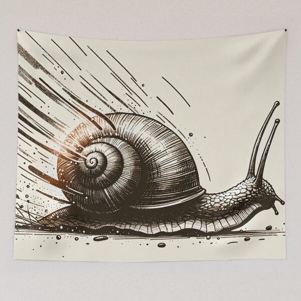 Item preview, Sunrise at a Snail's Pace designed and sold by PictorialWhimsy.