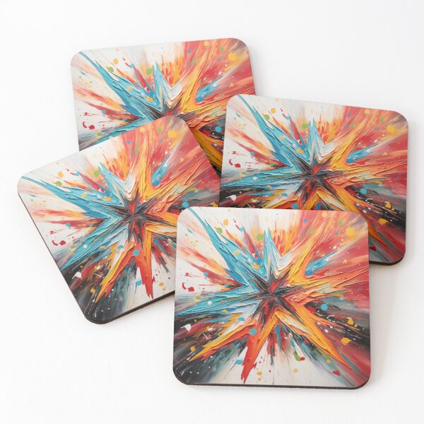 Item preview, Explore "Simplistic & Minimalistic Star Collision Art" designed and sold by ArtificialGenes.