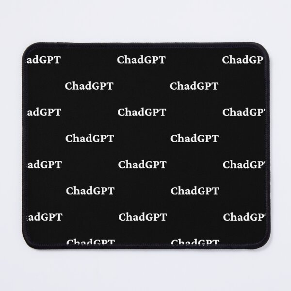 Item preview, ChadGPT AI Chatbot Simple Text - White Text designed and sold by TheKnightWriter.
