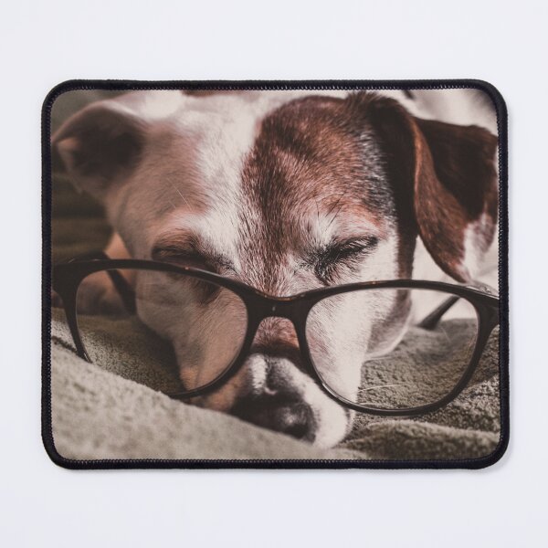 Item preview, Sleeping Jack Russell Terrier Dog Wearing Glasses designed and sold by TheAnimalZ00.