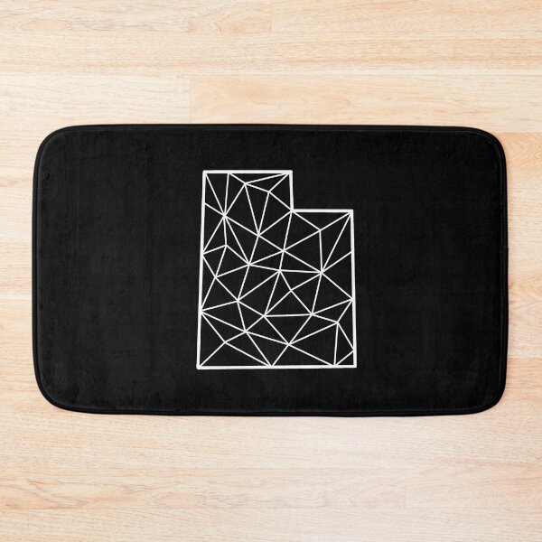 Item preview, Geometric Utah State Design - White Lines designed and sold by anne-dromeda.