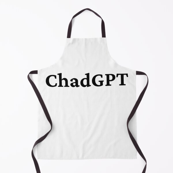 Item preview, ChadGPT AI Chatbot Simple Text - Black Text designed and sold by TheKnightWriter.