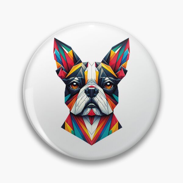 Item preview, Boston Terrier t-shirt origami funny cute designed and sold by PrintyArts.