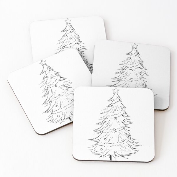 Item preview, Christmas Tree (line) designed and sold by Leeh-designs.