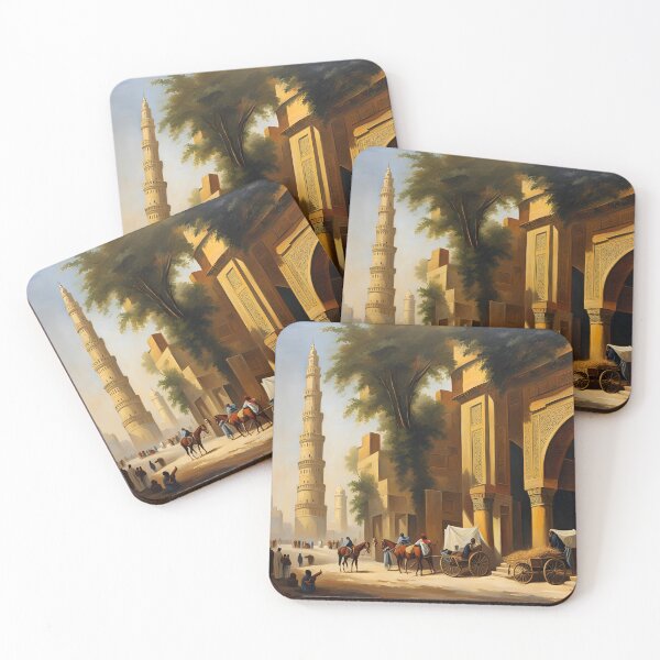 Item preview, Painting of Cairo Egypt designed and sold by galactify.