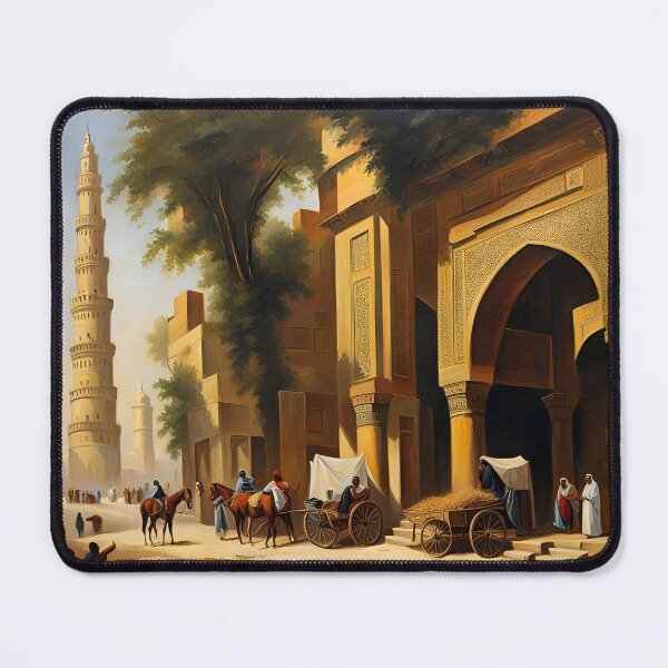 Item preview, Painting of Cairo Egypt designed and sold by galactify.