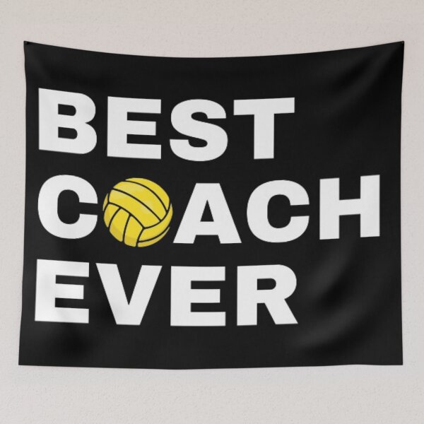 Item preview, Best Coach Ever Beach Water Polo - White designed and sold by GymWearDepot.