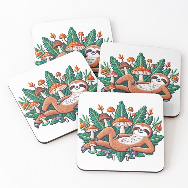 Item preview, Sloth's Sanctuary Embroidery-Style Patch designed and sold by #Adulting Central.