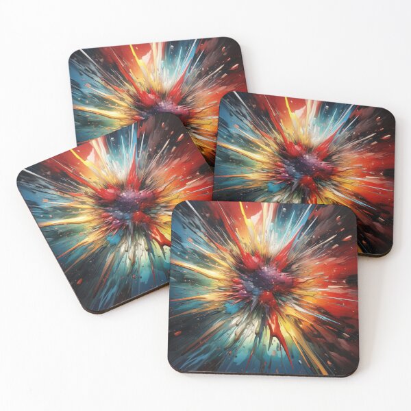 Item preview, Explore "Simplistic & Minimalistic Star Collision Art" designed and sold by ArtificialGenes.