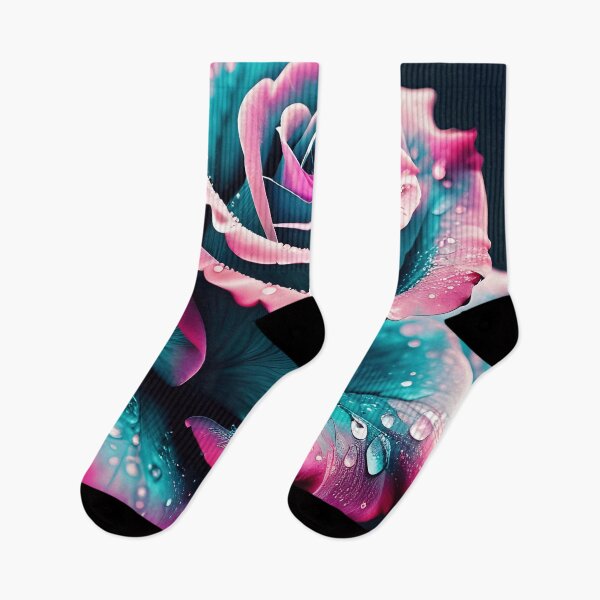 Artikelvorschau, Abstract Pink And Blue Rose entworfen und verkauft von TheArtOfPat.