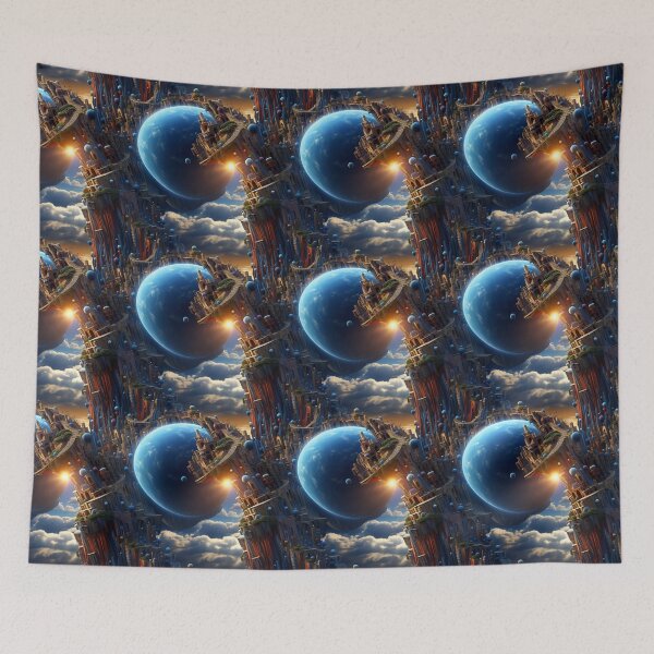 Item preview, Stars Galaxies Planets Imaginative Deep Space Artwork Creative Gift Ideas P125-2 designed and sold by MPCFICTION.