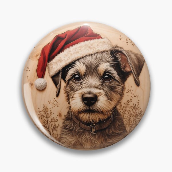 Item preview, Christmas with Miniature Schnauzer: The Endearing Elegance of Wood (Pyro Pets Art - 189) designed and sold by pyropetsart.