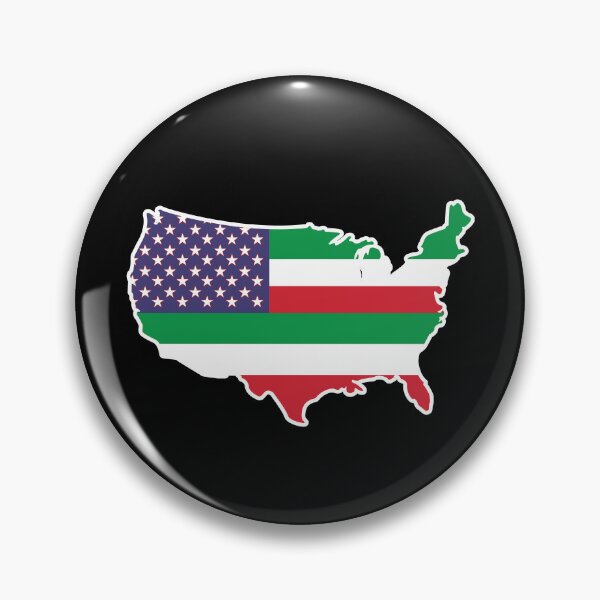 Item preview, Italo American Map designed and sold by FlagX.
