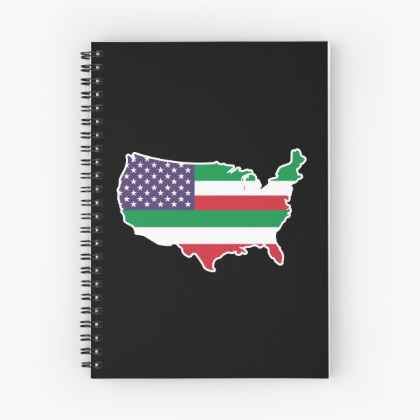 Item preview, Italo American Map designed and sold by FlagX.