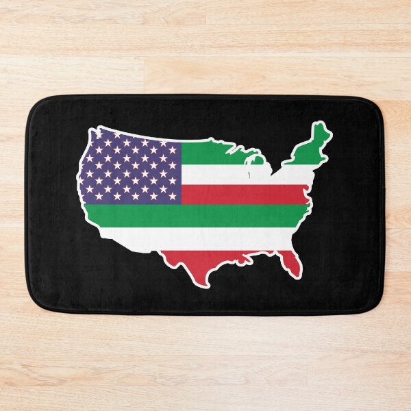 Item preview, Italo American Map designed and sold by FlagX.