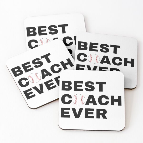 Item preview, Best Coach Ever Baseball - Black designed and sold by GymWearDepot.