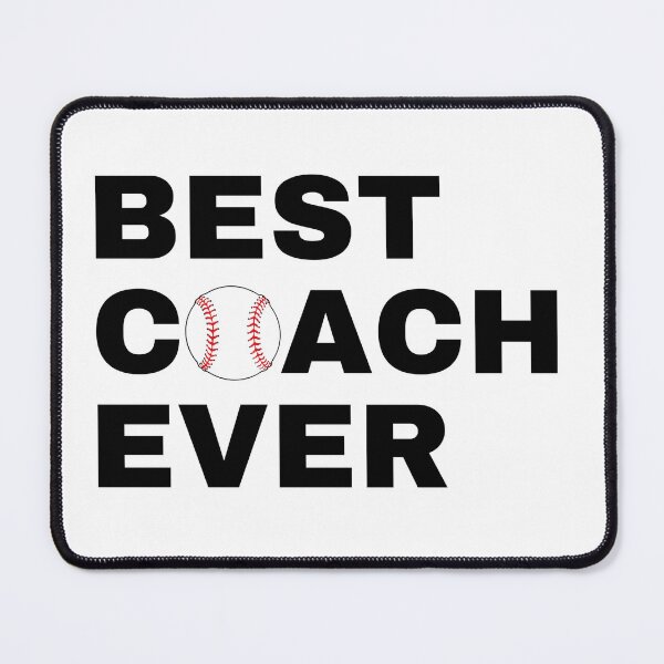 Item preview, Best Coach Ever Baseball - Black designed and sold by GymWearDepot.