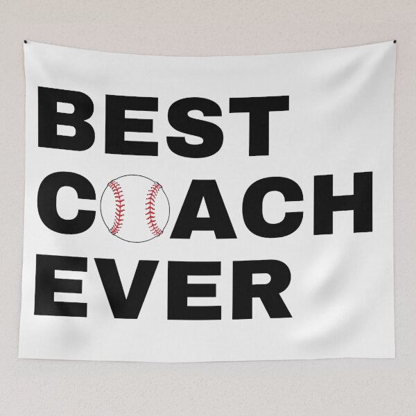 Item preview, Best Coach Ever Baseball - Black designed and sold by GymWearDepot.
