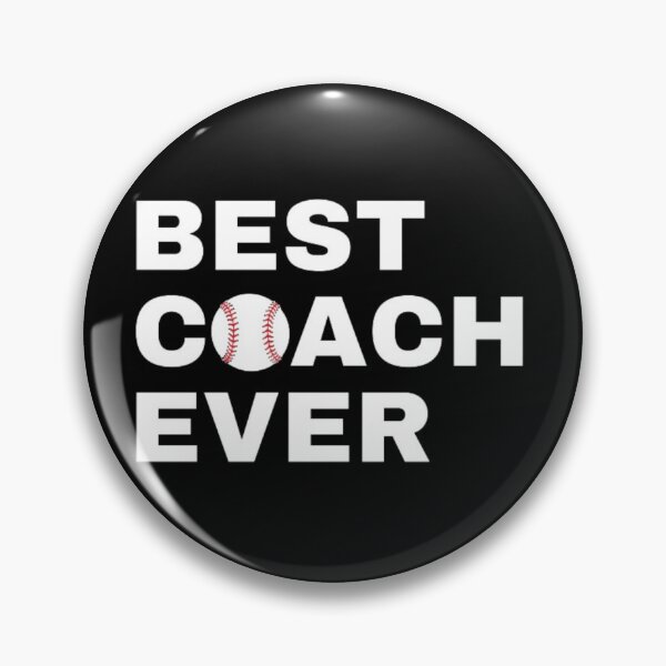 Item preview, Best Coach Ever Baseball - White designed and sold by GymWearDepot.
