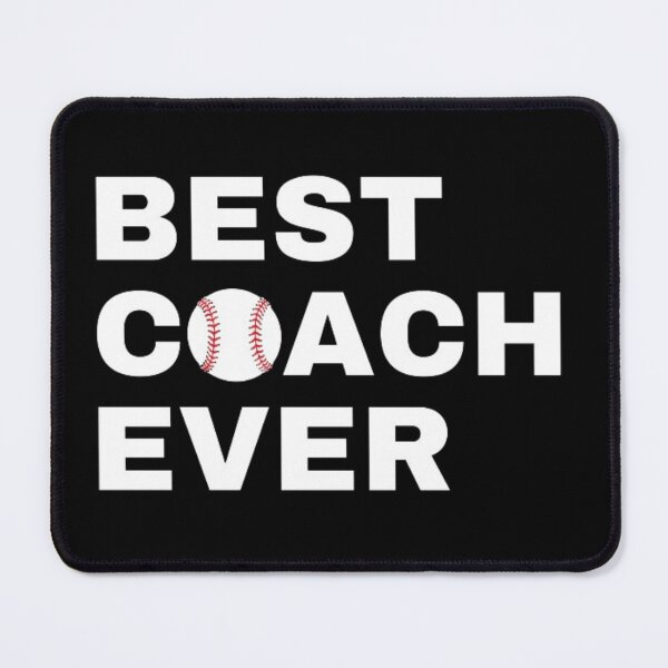 Item preview, Best Coach Ever Baseball - White designed and sold by GymWearDepot.