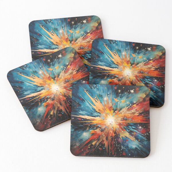Item preview, Explore "Simplistic & Minimalistic Star Collision Art" designed and sold by ArtificialGenes.