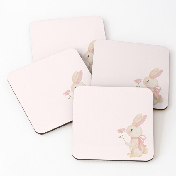 Item preview, Coquette bunny with pink ribbon designed and sold by StudioPandC.